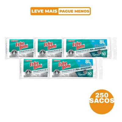 SACO PARA LIXO 8L